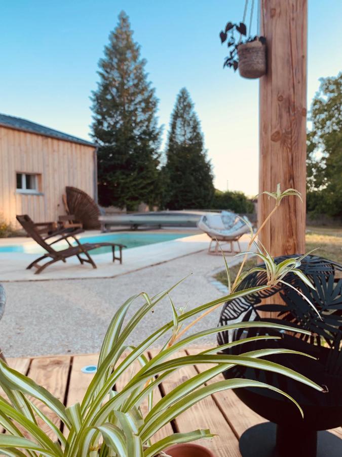Pool House-L'Hirondelle De Sermizelles- Grand Jardin, Calme Et Nature Aux Portes Du Morvan エクステリア 写真