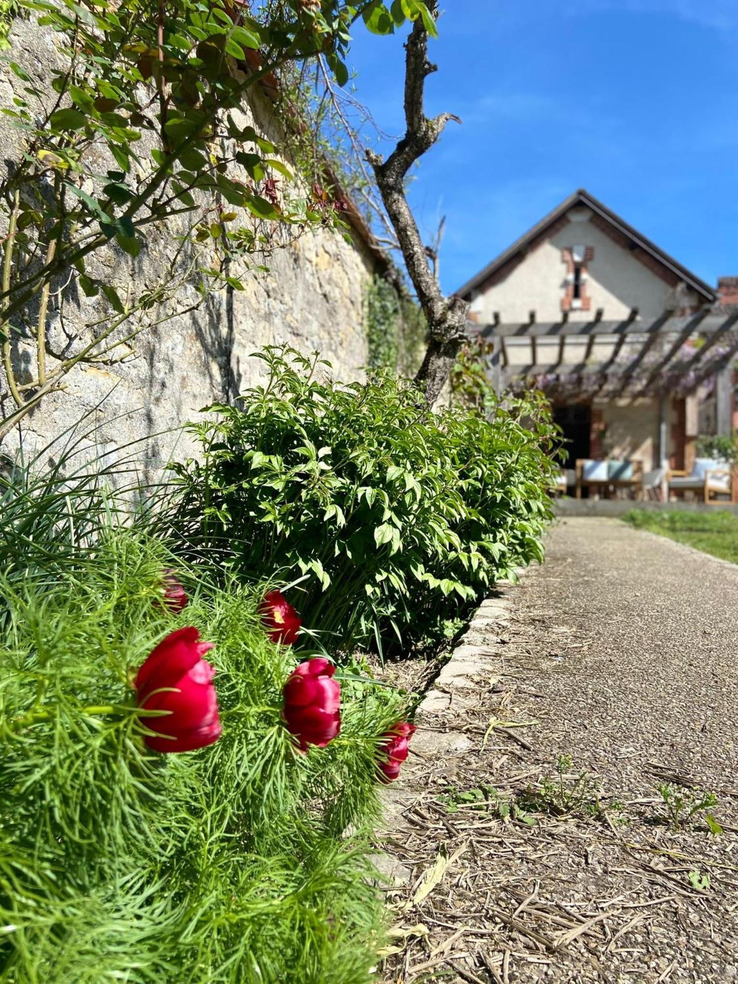 Pool House-L'Hirondelle De Sermizelles- Grand Jardin, Calme Et Nature Aux Portes Du Morvan エクステリア 写真